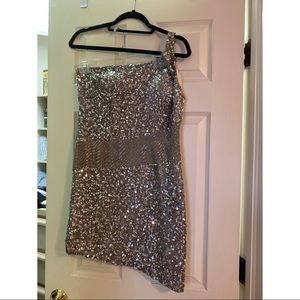One shoulder Scala Dress